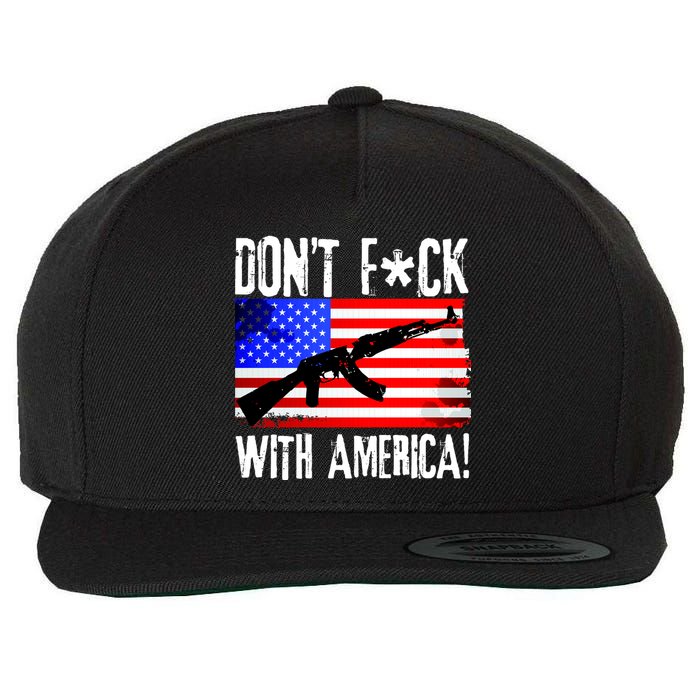 Don't F*ck With America! Wool Snapback Cap