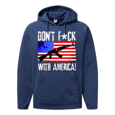 Don't F*ck With America! Performance Fleece Hoodie