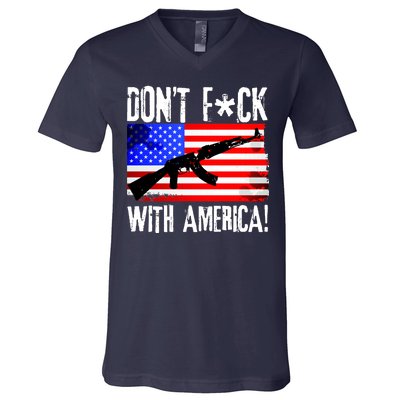 Don't F*ck With America! V-Neck T-Shirt