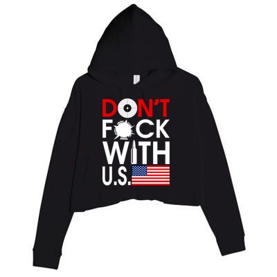 Don't F*ck With US Crop Fleece Hoodie