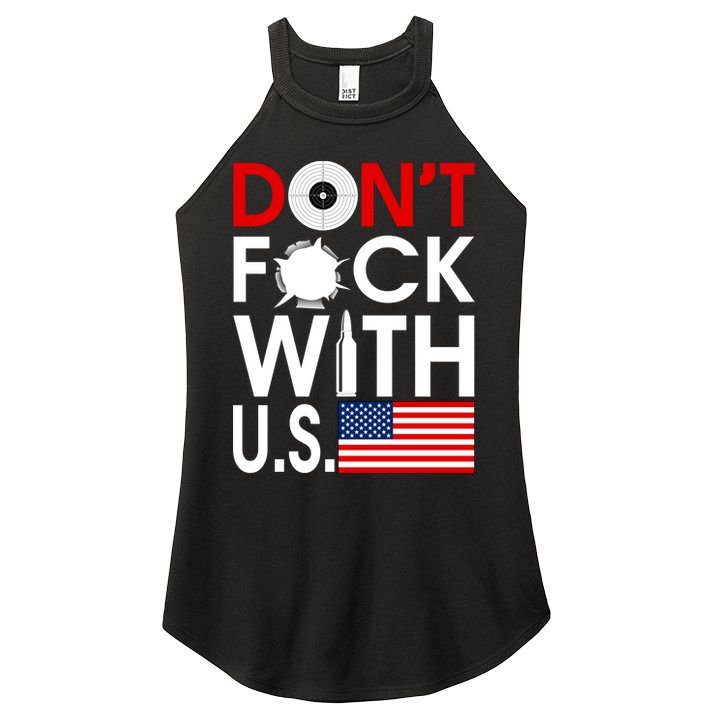Don't F*ck With US Women's Perfect Tri Rocker Tank