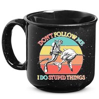 Don't Follow Me I Do Stupid Things Scuba Diver 15oz Campfire Ceramic Mug
