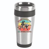 Don't Follow Me I Do Stupid Things Scuba Diver 16oz Travel Tumbler