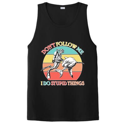 Don't Follow Me I Do Stupid Things Scuba Diver PosiCharge Competitor Tank