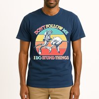 Don't Follow Me I Do Stupid Things Scuba Diver Tall T-Shirt