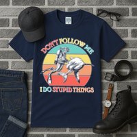 Don't Follow Me I Do Stupid Things Scuba Diver Tall T-Shirt