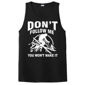 Don't Follow Me You Won't Make It Skiing PosiCharge Competitor Tank