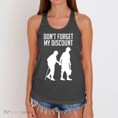 Don't Forget My Discount Women's Knotted Racerback Tank