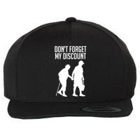 Don't Forget My Discount Wool Snapback Cap