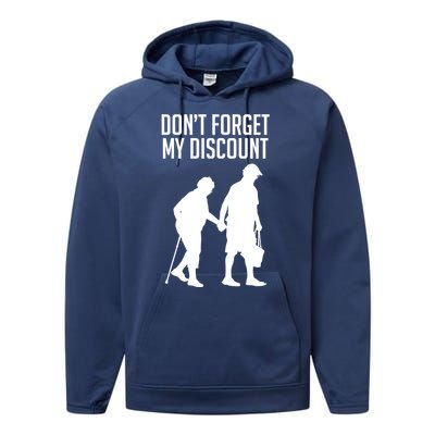 Don't Forget My Discount Performance Fleece Hoodie