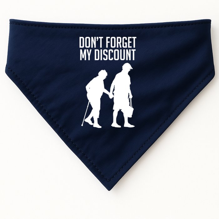 Don't Forget My Discount USA-Made Doggie Bandana