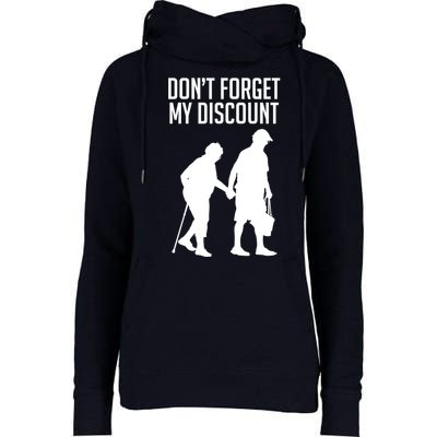 Don't Forget My Discount Womens Funnel Neck Pullover Hood