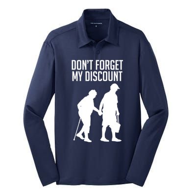 Don't Forget My Discount Silk Touch Performance Long Sleeve Polo