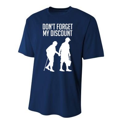 Don't Forget My Discount Performance Sprint T-Shirt