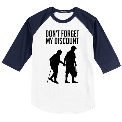 Don't Forget My Discount Baseball Sleeve Shirt