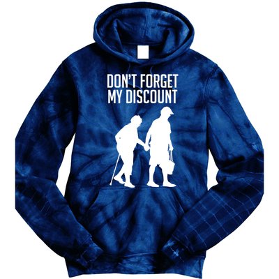 Don't Forget My Discount Tie Dye Hoodie