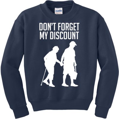 Don't Forget My Discount Kids Sweatshirt