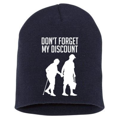 Don't Forget My Discount Short Acrylic Beanie