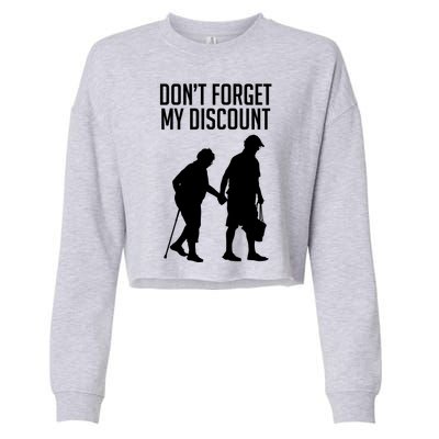 Don't Forget My Discount Cropped Pullover Crew