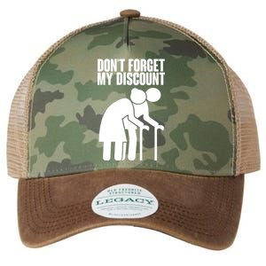 Don't Forget My Senior Citizen Discount Legacy Tie Dye Trucker Hat