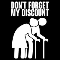 Don't Forget My Senior Citizen Discount Wool Snapback Cap