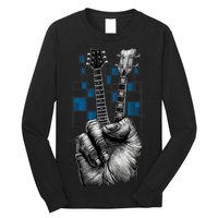 Don't Fret Peace Guitar Music Long Sleeve Shirt