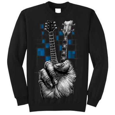 Don't Fret Peace Guitar Music Sweatshirt