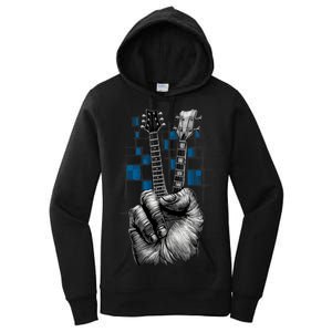 Don't Fret Peace Guitar Music Women's Pullover Hoodie