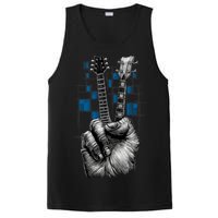 Don't Fret Peace Guitar Music PosiCharge Competitor Tank