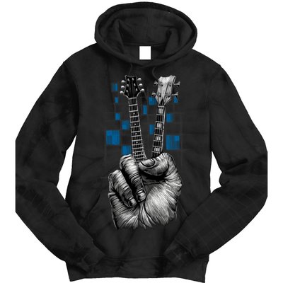 Don't Fret Peace Guitar Music Tie Dye Hoodie