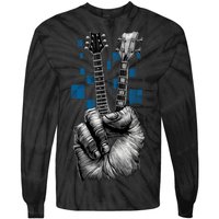 Don't Fret Peace Guitar Music Tie-Dye Long Sleeve Shirt