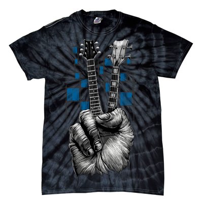 Don't Fret Peace Guitar Music Tie-Dye T-Shirt