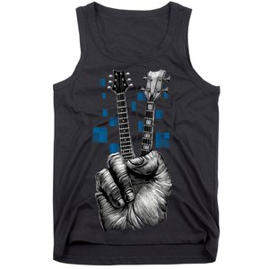 Don't Fret Peace Guitar Music Tank Top