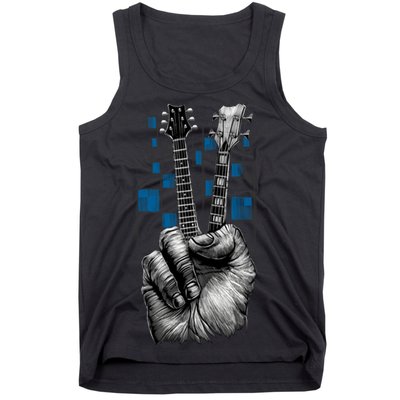 Don't Fret Peace Guitar Music Tank Top