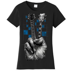 Don't Fret Peace Guitar Music Women's T-Shirt