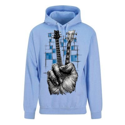 Don't Fret Peace Guitar Music Unisex Surf Hoodie