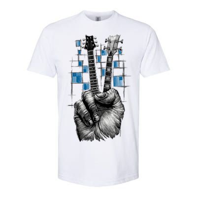 Don't Fret Peace Guitar Music Softstyle CVC T-Shirt