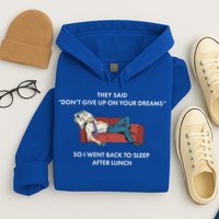 Don't Give Up On Your Dreams Funny Hoodie