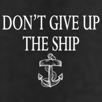 Don't Give Up The Ship Adult Drive Performance Visor