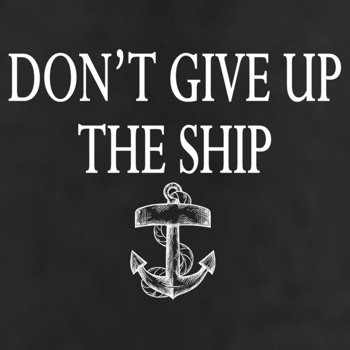 Don't Give Up The Ship Adult Drive Performance Visor