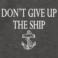 Don't Give Up The Ship Vector Backpack