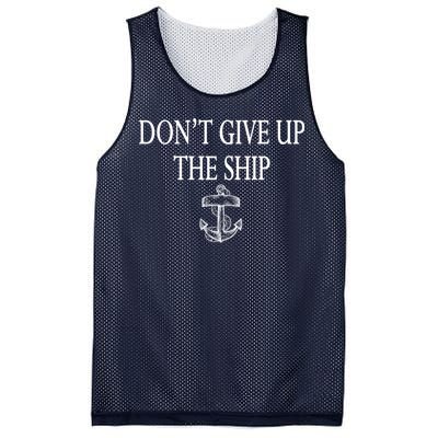 Don't Give Up The Ship Mesh Reversible Basketball Jersey Tank