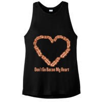Don't Go Bacon My Heart Ladies PosiCharge Tri-Blend Wicking Tank