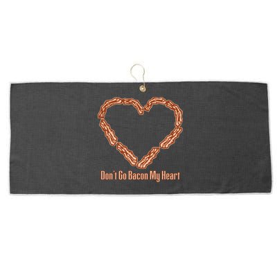 Don't Go Bacon My Heart Large Microfiber Waffle Golf Towel