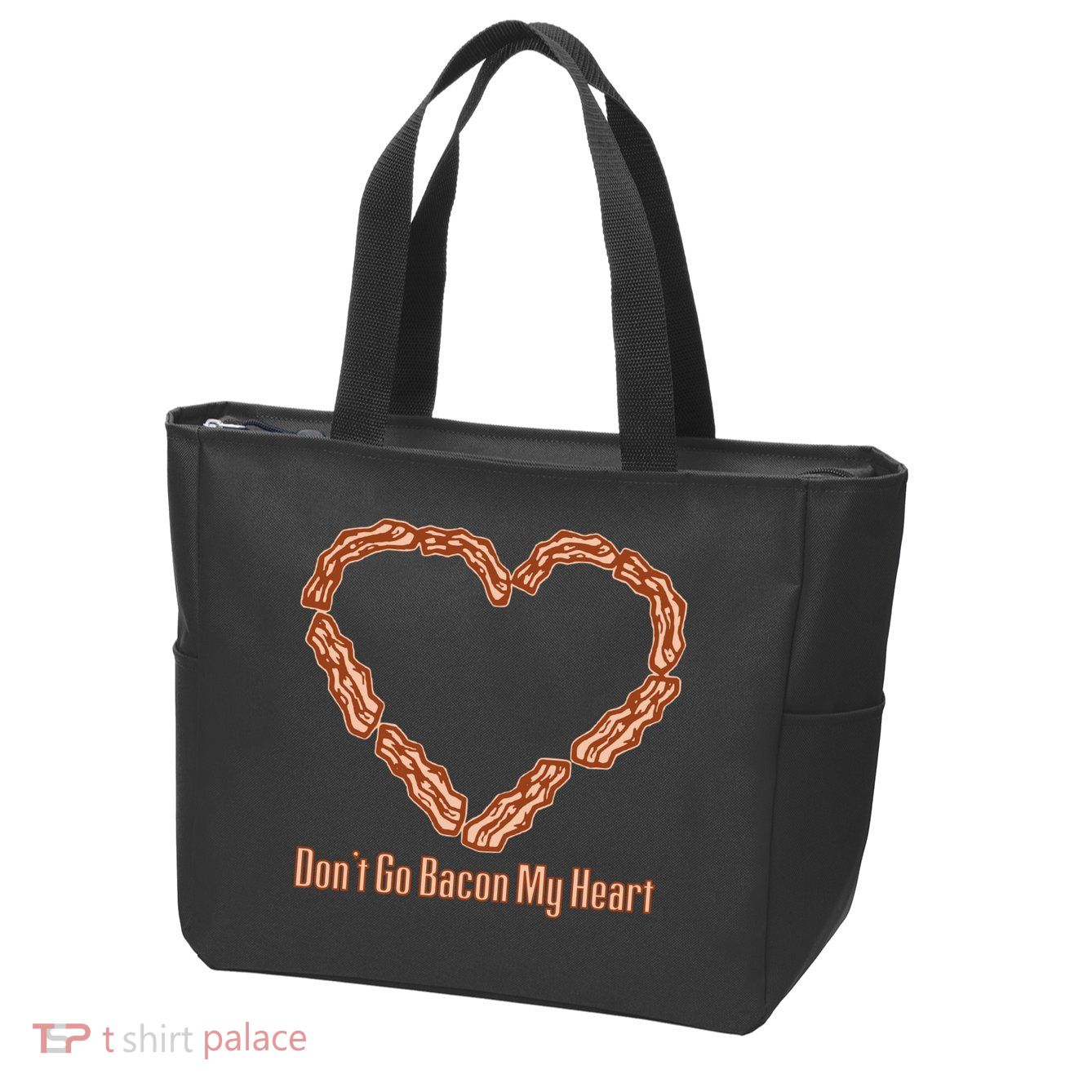 Don't Go Bacon My Heart Zip Tote Bag