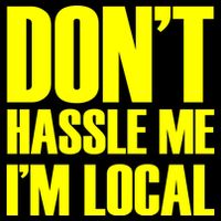 Don't Hassle Me I'm Local Funny Spring Break Beach Surfing USA-Made Doggie Bandana