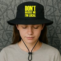 Don't Hassle Me I'm Local Funny Spring Break Beach Surfing Bucket Hat