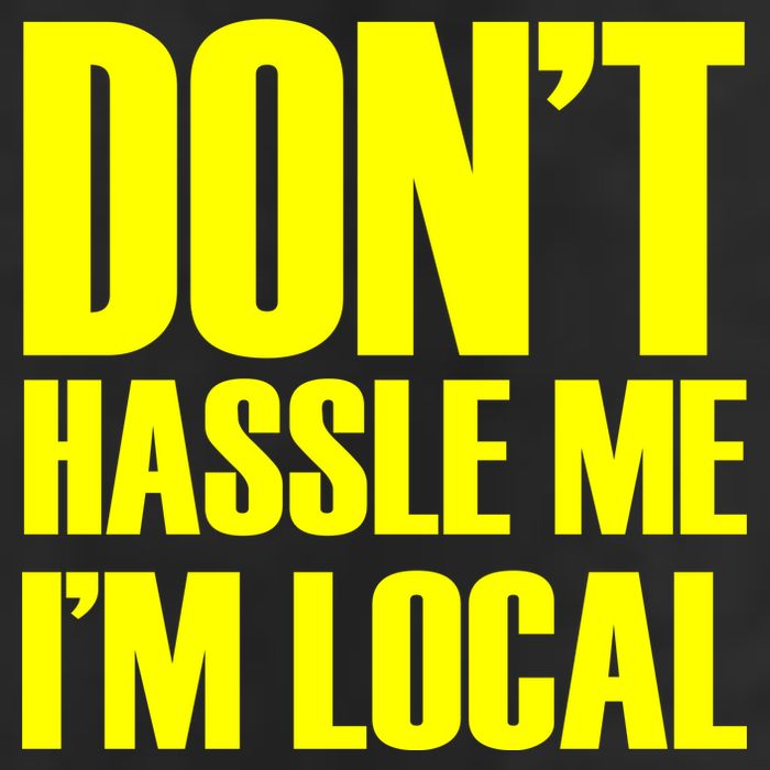 Don't Hassle Me I'm Local Funny Spring Break Beach Surfing Trucker Hat