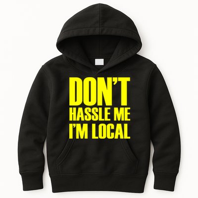 Don't Hassle Me I'm Local Funny Spring Break Beach Surfing Kids Hoodie