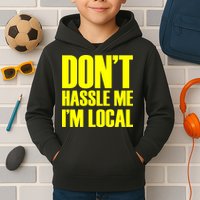 Don't Hassle Me I'm Local Funny Spring Break Beach Surfing Kids Hoodie